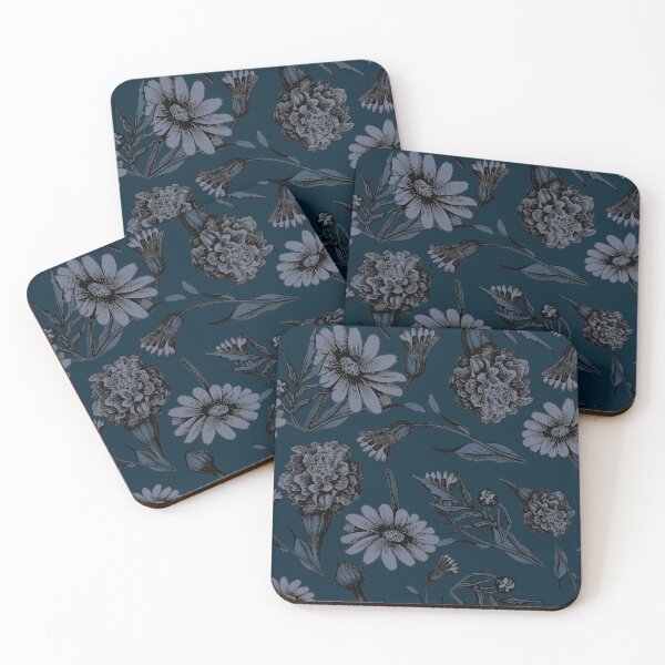 Item preview, Marigold in Blue designed and sold by maggie-byrd.