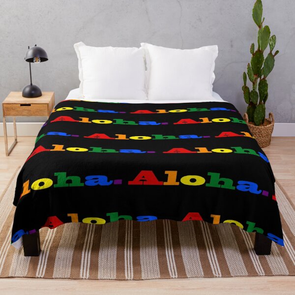 Item preview, Aloha Pride Rainbow Flag LGBTQ Hawaii designed and sold by MOP-tees.