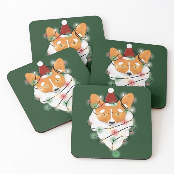 Item preview, Welsh corgi Santa Claus  designed and sold by gavayka.