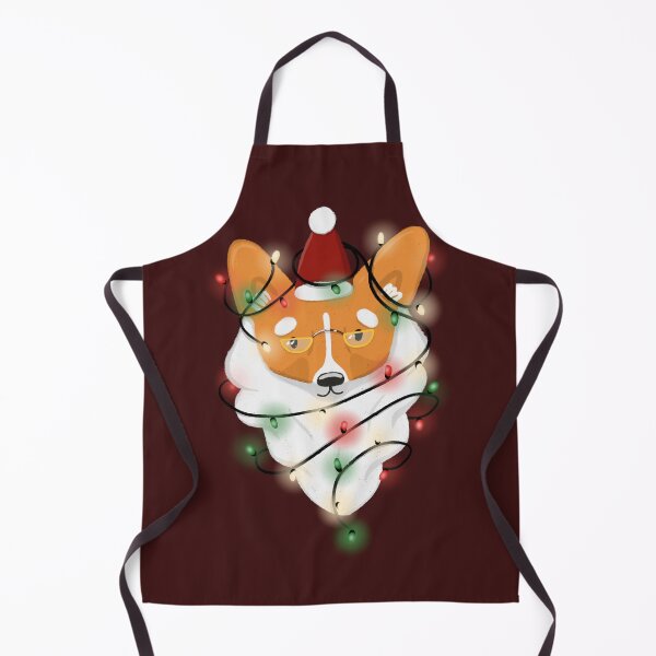 Item preview, Welsh corgi Santa Claus designed and sold by gavayka.