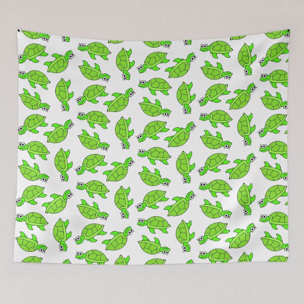 Item preview, Cute Turtles - on white designed and sold by Adrienne Body.