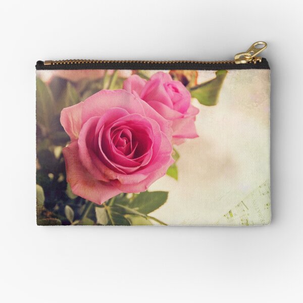 Valentine roses Zipper Pouch