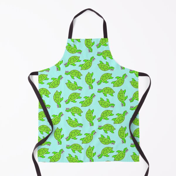 Item preview, Cute Turtles - on blue designed and sold by Adrienne Body.