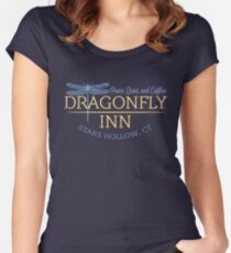 dragonfly inn Women's Fitted Scoop T-Shirt