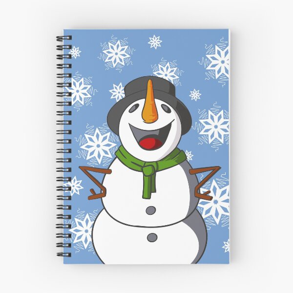 Artikelvorschau, Lustiges Schneemann mit Schneeflocken T-Shirt entworfen und verkauft von Scribble-Design.