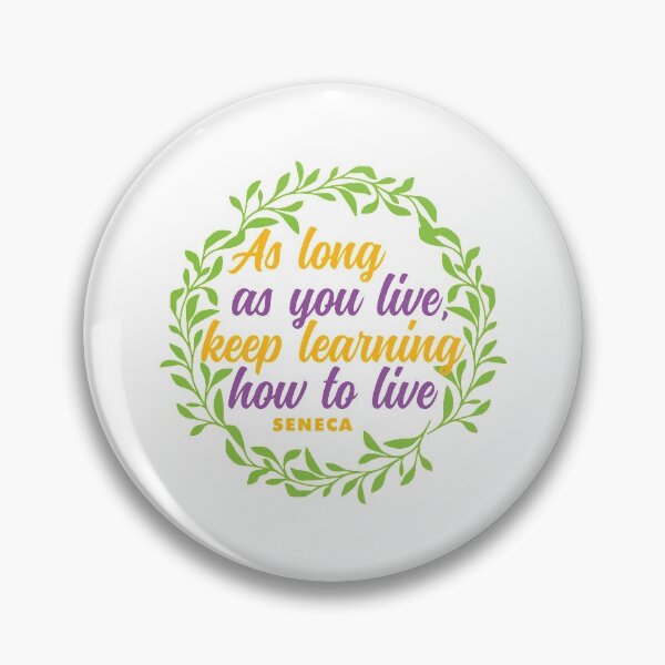 Item preview, Learning To Live Quote designed and sold by garmentoffaith.
