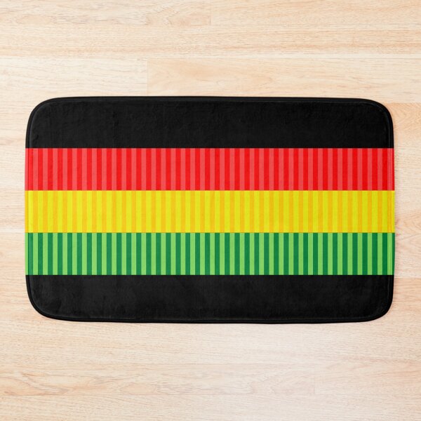 Item preview, Red Gold Green Rasta Stripe Pattern designed and sold by patternedprints.