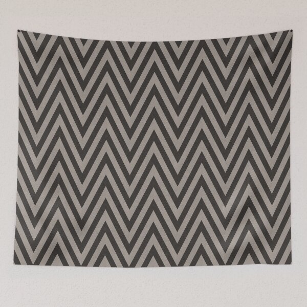 Item preview, Black and Beige Zigzag Pattern designed and sold by SandieBurchell.