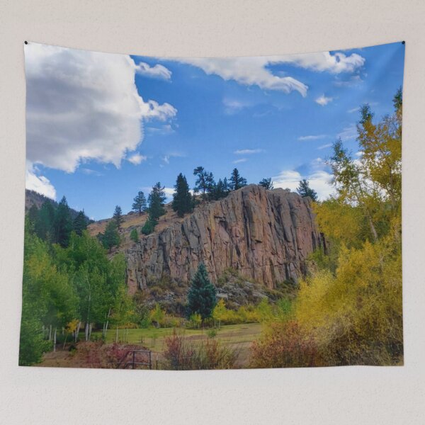 Item preview, Colorado Cliff with Fall Colors designed and sold by Fandom-Finesse.