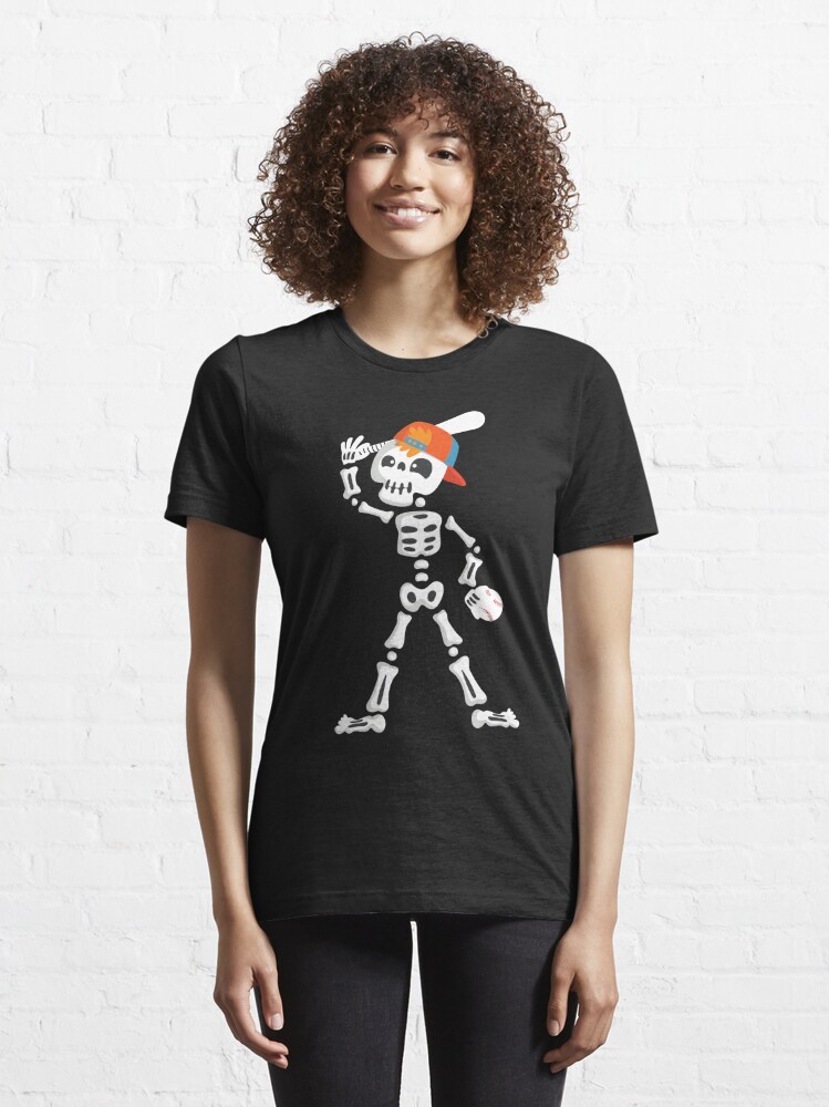 Baseball Skeleton Player- Baseball Halloween Costume Kids T-Shirt for Sale  by CaitU