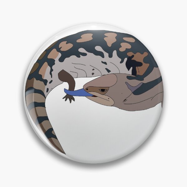 Item preview, Blue Tongue Lizard designed and sold by Dulynotedco.