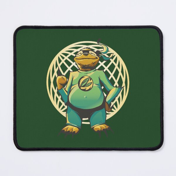 Superhero sloth Mouse Pad