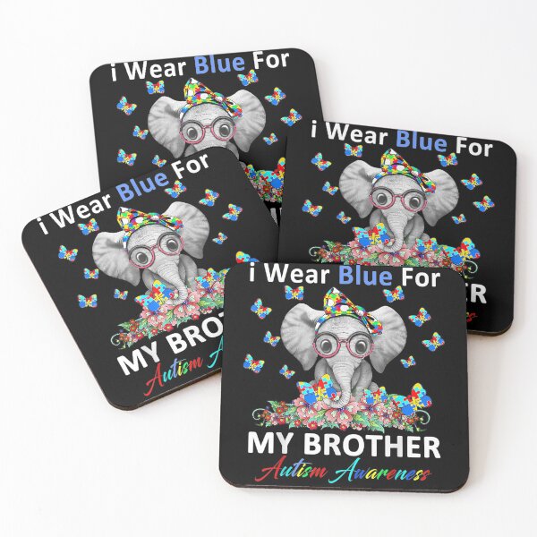 Item preview, I Wear Blue For My Brother Autism Awareness designed and sold by Chanielshian.