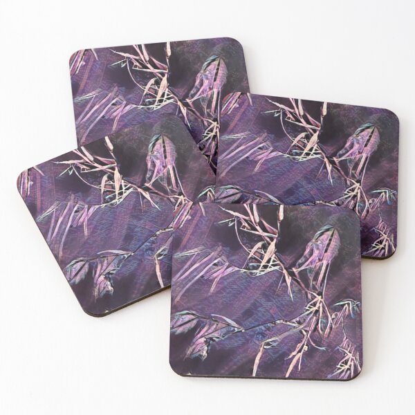 Item preview, cobwebs, blades grass, purple, night, grass designed and sold by Maria Mihailova.