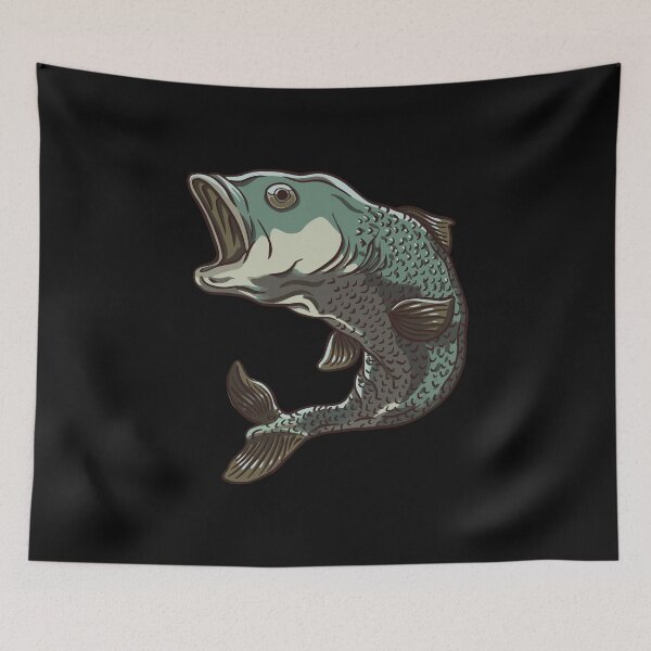 Item preview, Jumping fish, pikeperch, predatory fish designed and sold by DerSenat.