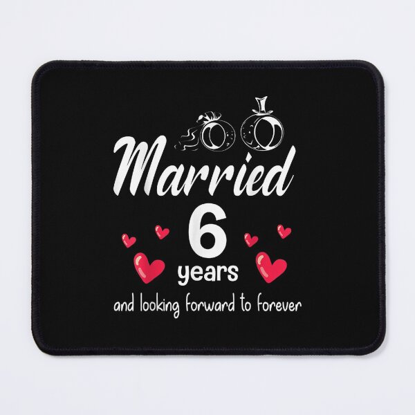 Item preview, Married 6 Year And Long Forward To Forever Husband Wife designed and sold by Chanielshian.