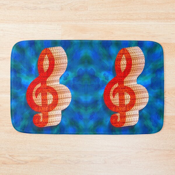 Item preview, 3D Treble Clef (orange) designed and sold by Only1helen.