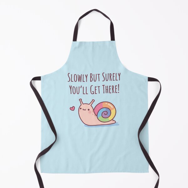 Item preview, Cute Snail With Rainbow Shell Slowly But Surely designed and sold by rustydoodle.