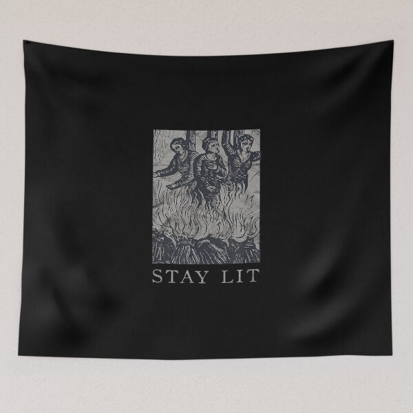 Item preview, Occult Stay Lit Satan Devil Hell Unholy Antichrist Witch designed and sold by JaisonshiJan.