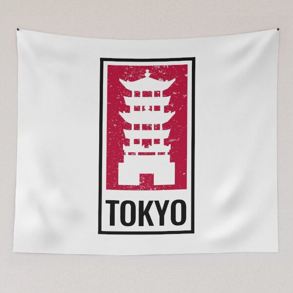 Item preview, Tokyo Japan Vintage Retro Grunge style Design. Black text designed and sold by epicmarketing.