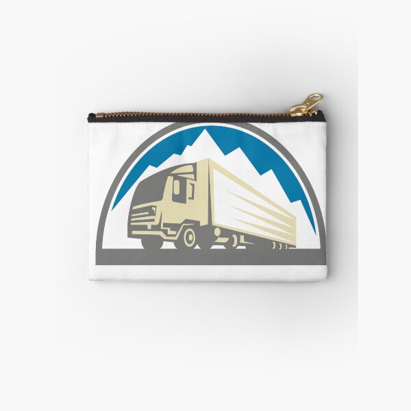Item preview, Container Truck and Trailer Retro designed and sold by patrimonio.