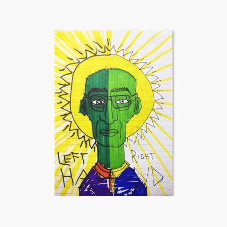 Left Brain Right Brain Art Board Print