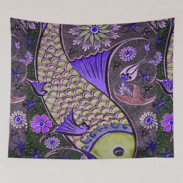 Item preview, Batik Bathik Pattern Bed Sheet or Frock Design 75 designed and sold by PodiShawna.
