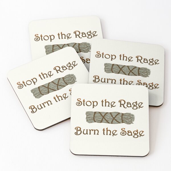 Item preview, Stop the Rage, Burn the Sage designed and sold by GrimButterfly.