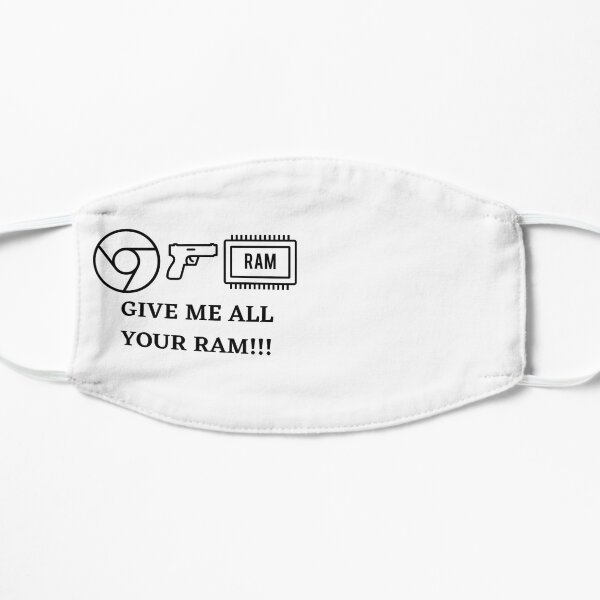 Chrome Ram Meme Flat Mask