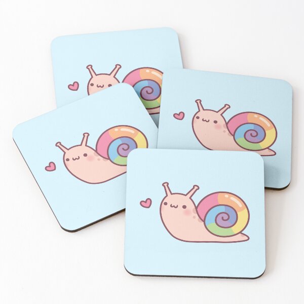 Item preview, Cute Little Snail With Rainbow Shell Doodle  designed and sold by rustydoodle.