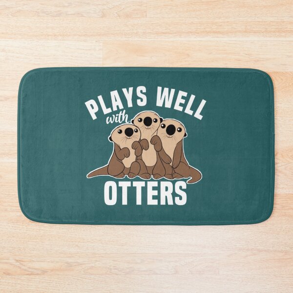 Item preview, Plays Well With Otters, Funny Otter Pun Gift   designed and sold by TheOddityzz.