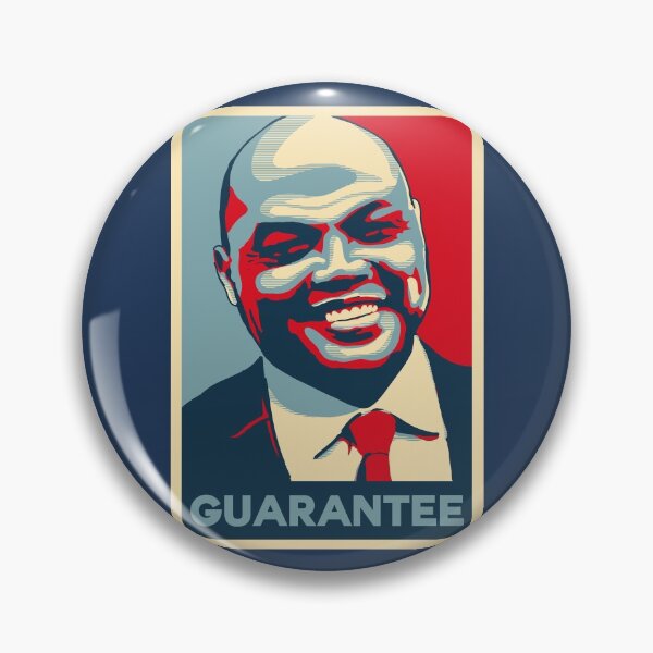 Item preview, Charles Barkley Guarantee Obama Hope Large Print Qiangy designed and sold by qiangdade.