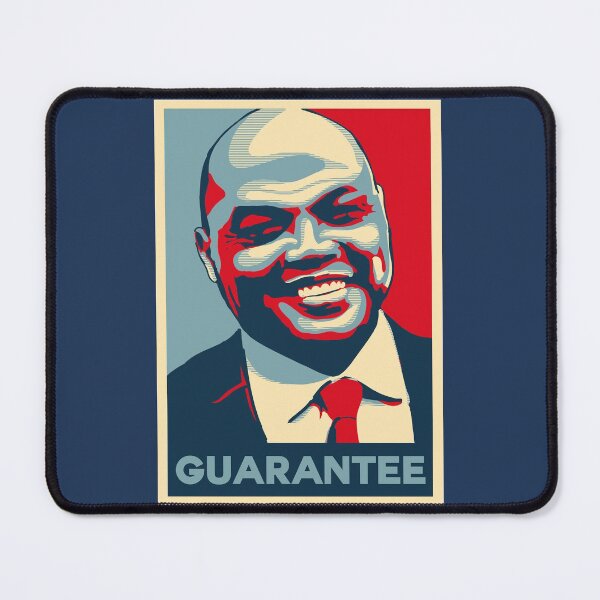 Item preview, Charles Barkley Guarantee Obama Hope Large Print Qiangy designed and sold by qiangdade.