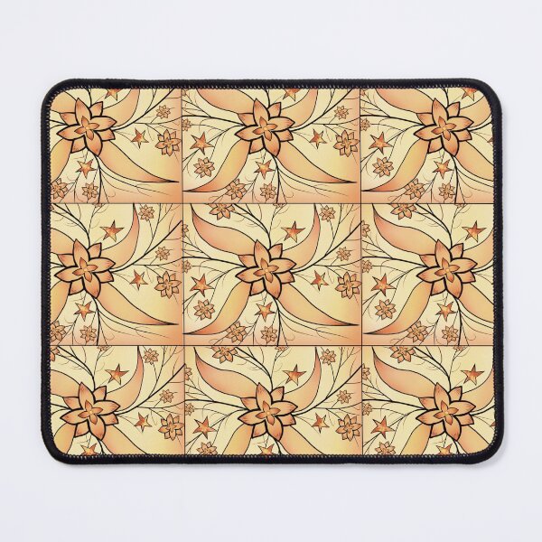 Item preview, Warm orange flowers pattern designed and sold by Midnightviera.