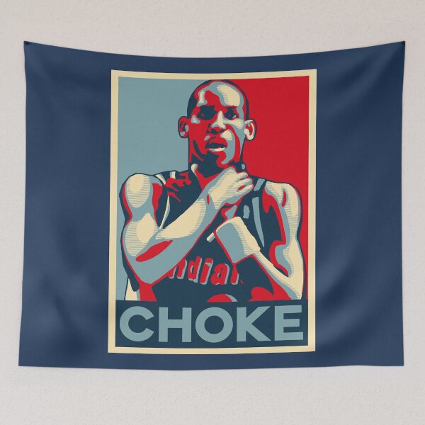 Item preview, Reggie Miller Obama Hope Choke Large Print Qiangy designed and sold by qiangdade.