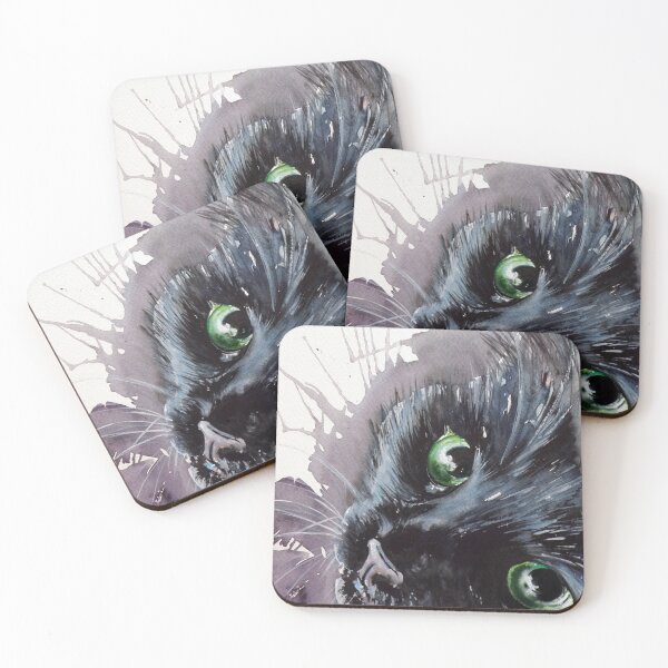 Item preview, Black cat designed and sold by kovacsannabrigi.