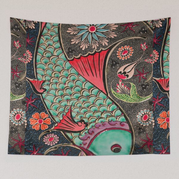Item preview, Batik Bathik Pattern Bed Sheet or Frock Design 77 designed and sold by PodiShawna.