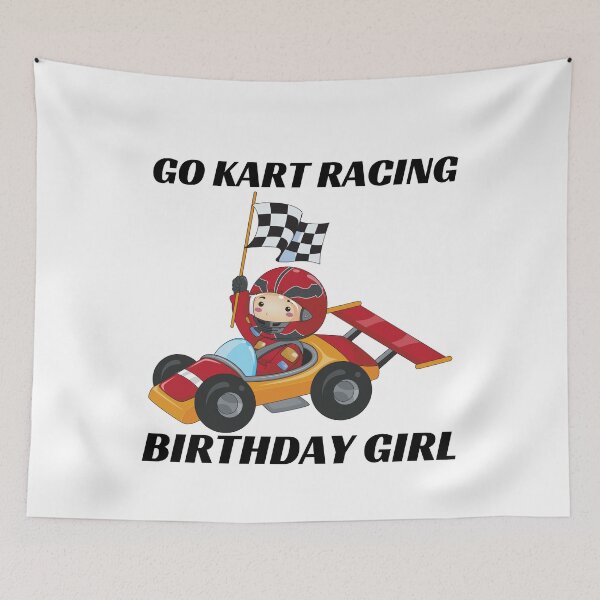 Item preview, Go Kart Racing Birthday Girl (Black Text) - Gift for Go Kart Racing Fan designed and sold by CaitU.