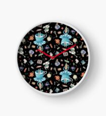 Alice in wonderland pattern Clock