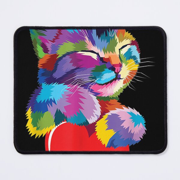 Item preview, Cute Cat for kitten lovers Colorful Art Kitty Adoption designed and sold by RomishiAurra.