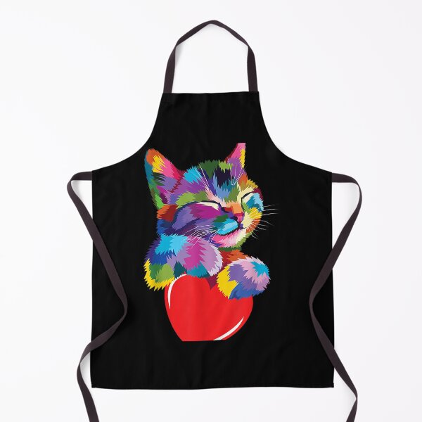 Item preview, Cute Cat for kitten lovers Colorful Art Kitty Adoption designed and sold by RomishiAurra.