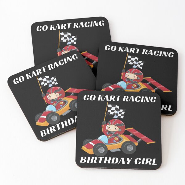 Item preview, Go Kart Racing Birthday Girl (White Text) - Gift for Go Kart Racing Fan designed and sold by CaitU.