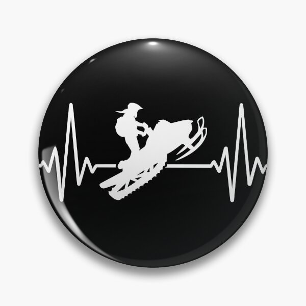 Item preview, Snowmobile Heartbeat designed and sold by AndreaLinks.