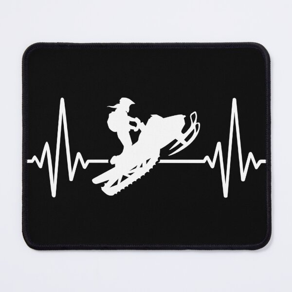 Item preview, Snowmobile Heartbeat designed and sold by AndreaLinks.