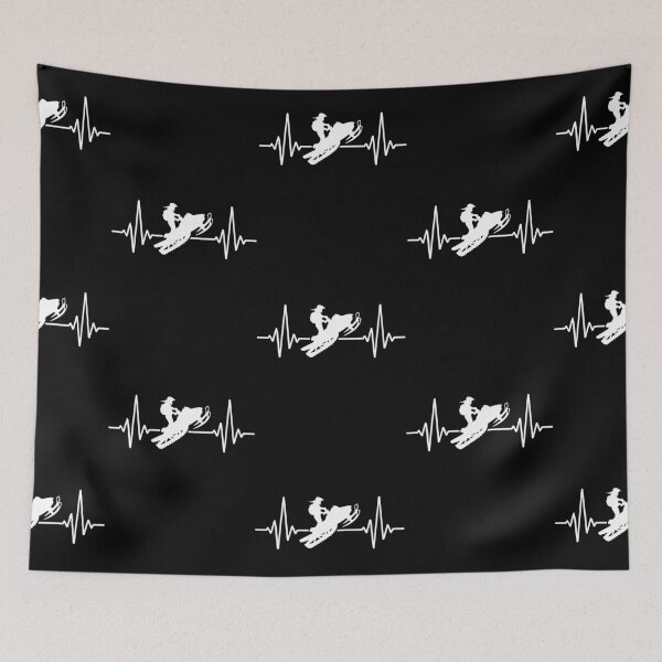 Item preview, Snowmobile Heartbeat designed and sold by AndreaLinks.