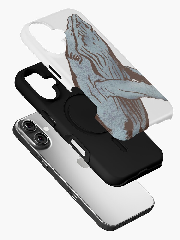 Thumbnail 2 of 4, iPhone Case, "Lineage" Whale designed and sold by riasharon.