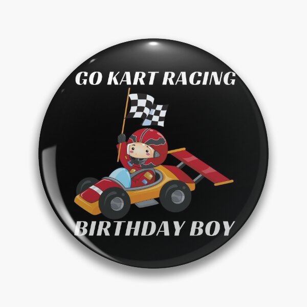 Item preview, Go Kart Racing Birthday Boy (White Text) - Gift for Go Kart Racing Fan designed and sold by CaitU.