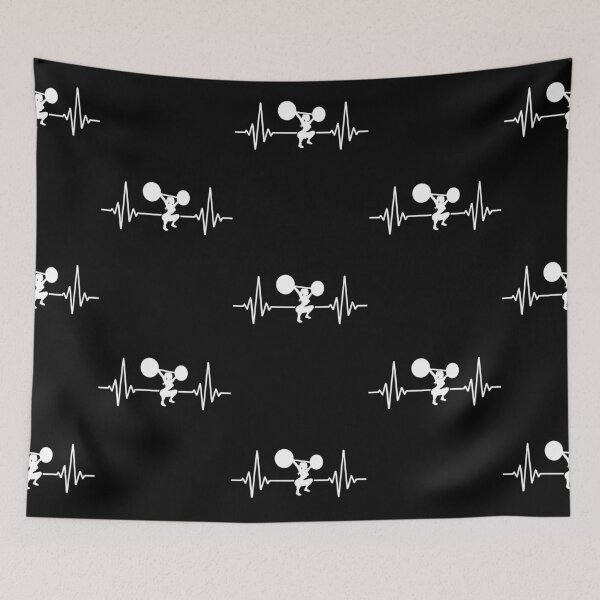Item preview, Weightlifting Heartbeat designed and sold by AndreaLinks.