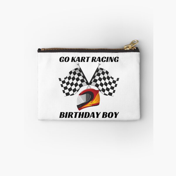 Item preview, Go Kart Racing Birthday Boy Helmet (Black Text) - Gift for Go Kart Racing Fan designed and sold by CaitU.