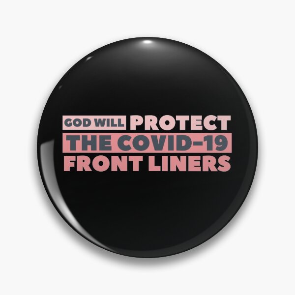 Item preview, Covid 19 front liners - God will protect the covid 19 front liners  designed and sold by HStudioPrints.